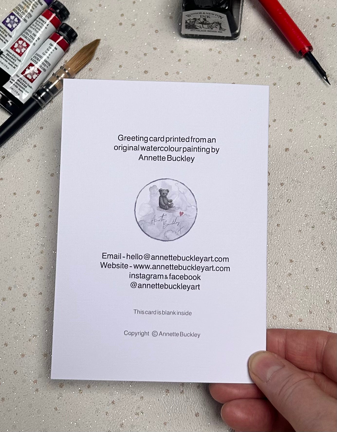 Christmas Greeting Card Santa