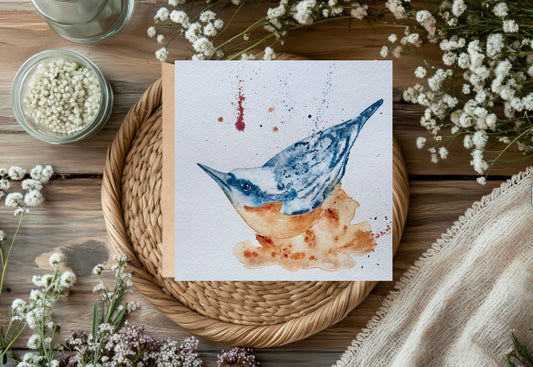 Fine art Greeting Card of a bird.