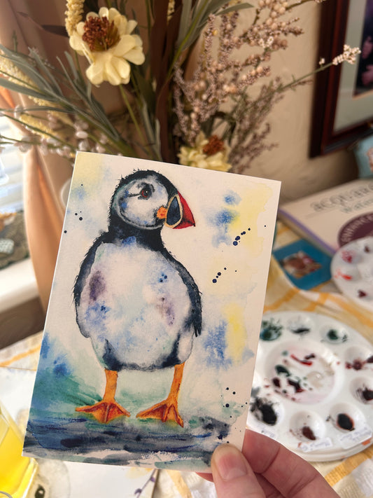 Puffin Greeting Card