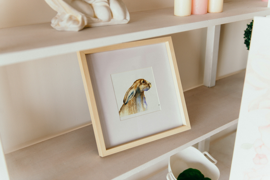 Hare Greeting card