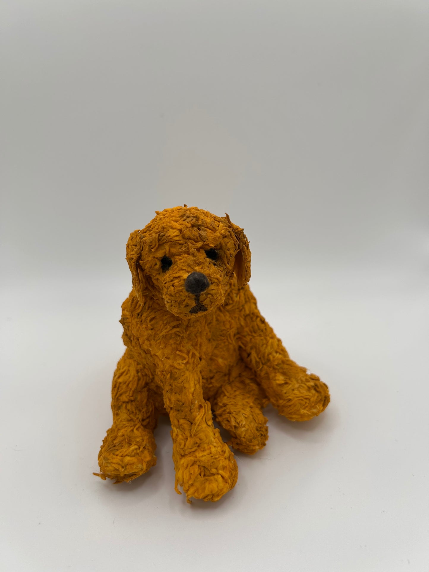 Dog Sculpture - Handcrafted Dog - Original Art
