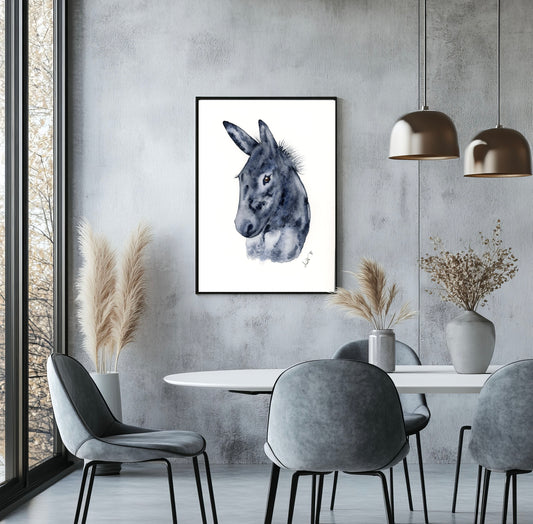 Donkey Giclee print Limited Edition