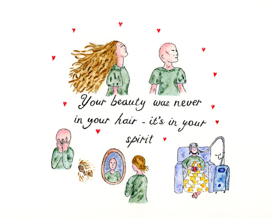 Finding Beauty Beyond Hair : A Reflection on Chemotherapy, Strength and Spirit.