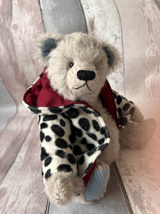 Aran  - Handmade Grey Alpaca Artist Bear 30cm