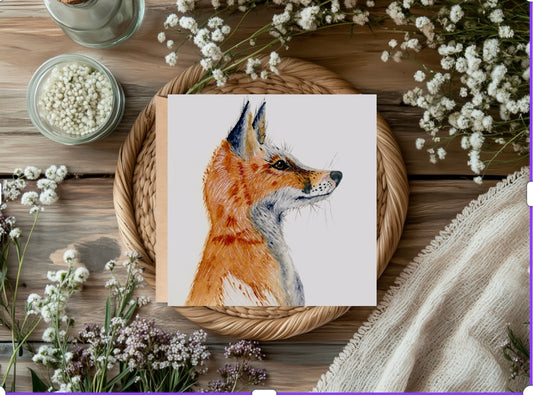 Fox Greeting Card