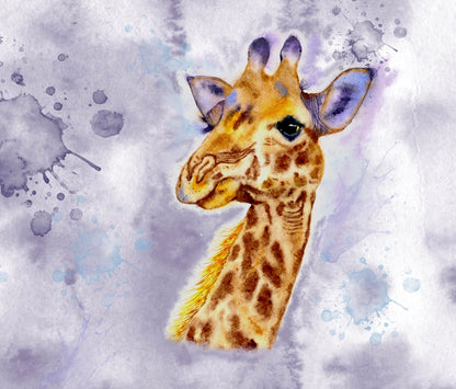 Giraffe Watercolour Mug 10oz