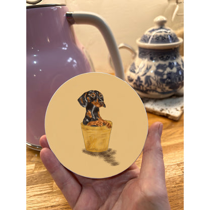 Dachshund hand drawn Ceramic Mug 10oz - UK Artist / Dog Lover Gift