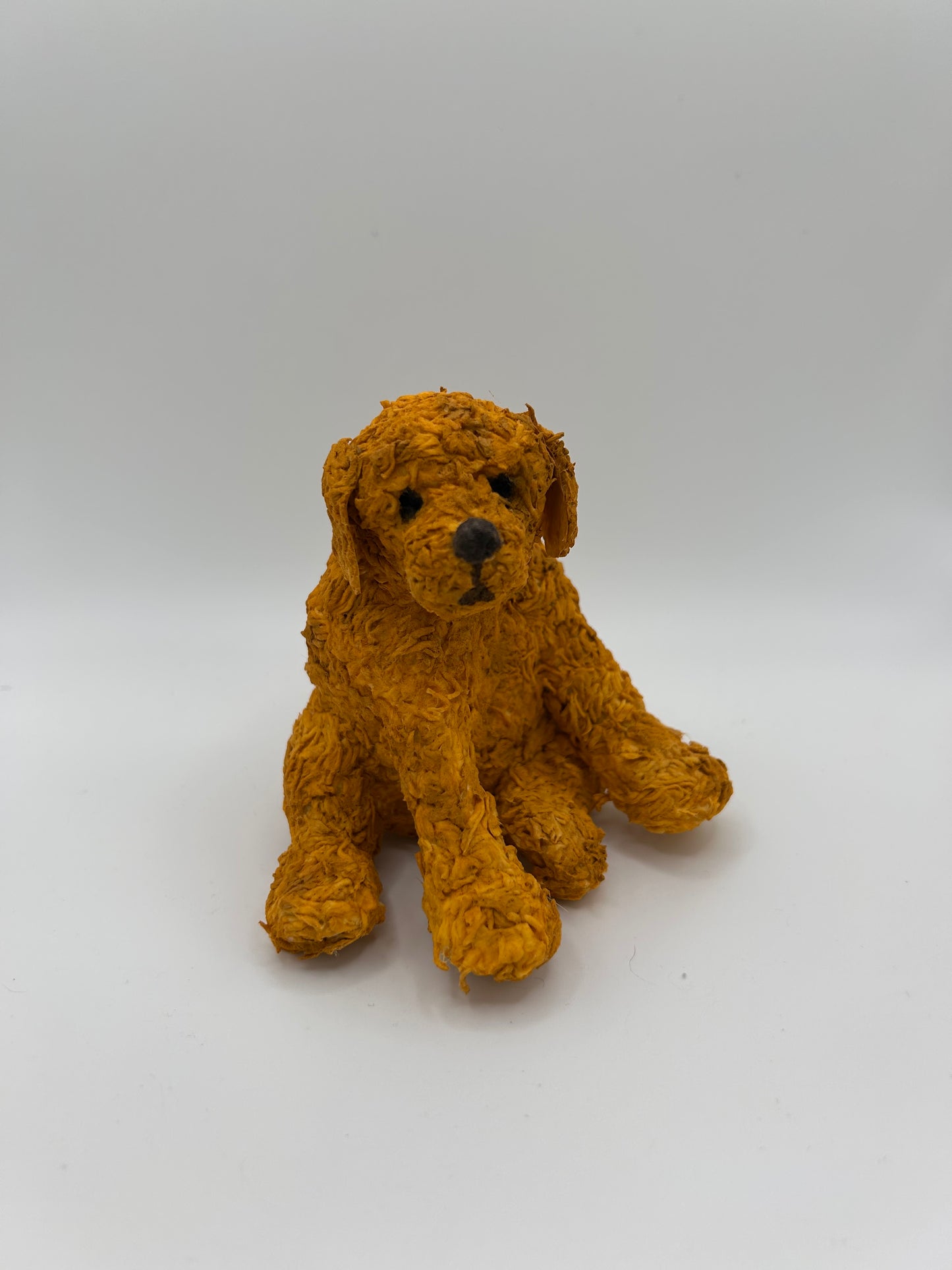 Dog Sculpture - Handcrafted  Dog - Original Art