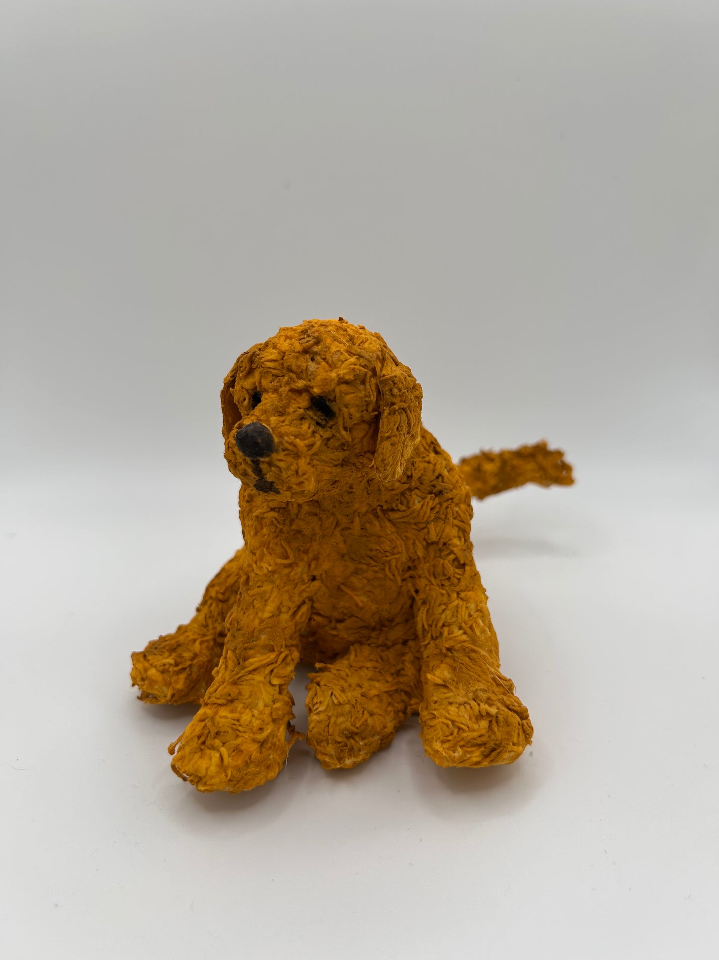 Dog Sculpture - Handcrafted  Dog - Original Art