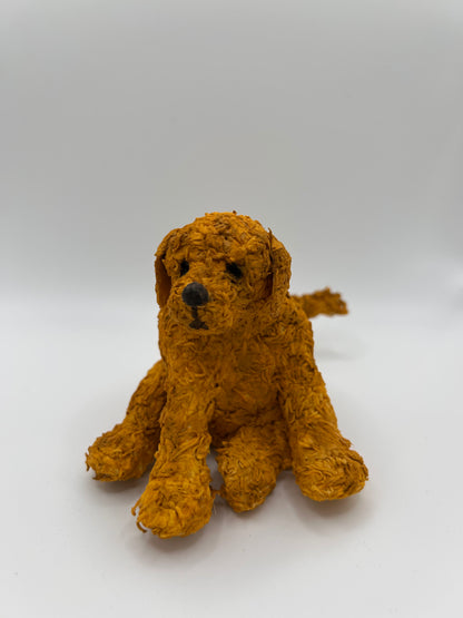 Dog Sculpture - Handcrafted  Dog - Original Art