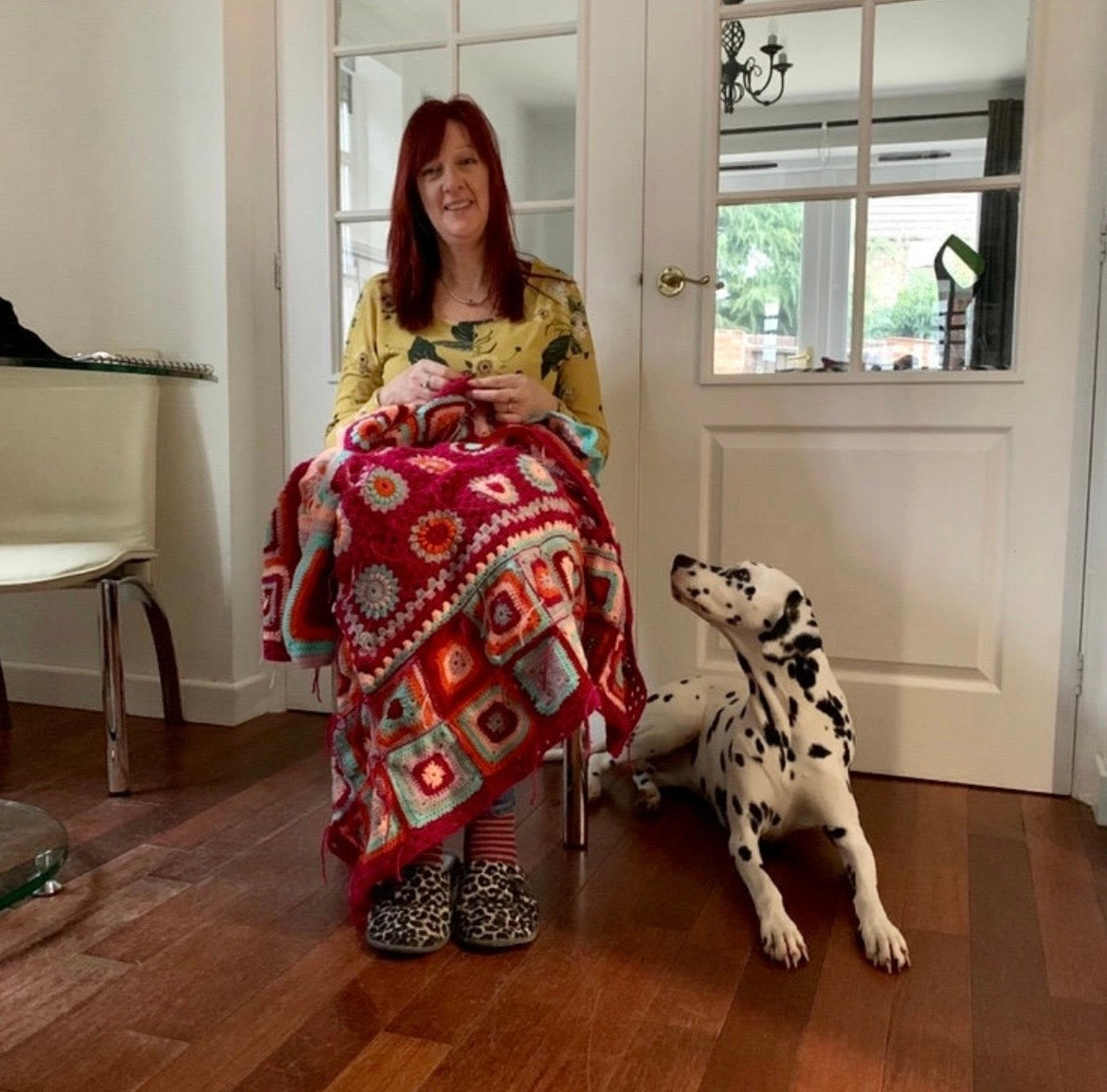 Granny Square Blanket Crochet Pattern - PDF Digital Download