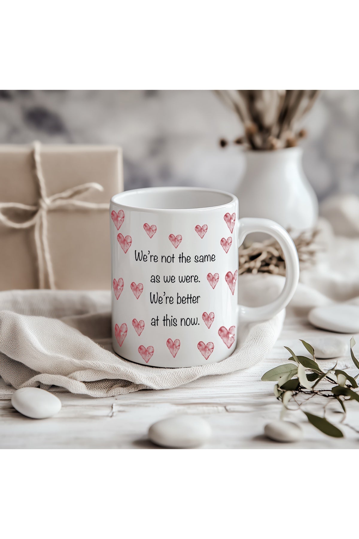 Valentine hand drawn Ceramic Mug 10oz - UK Artist /  Gift