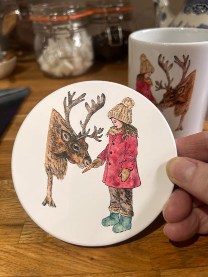 Ceramic coaster Round or Square