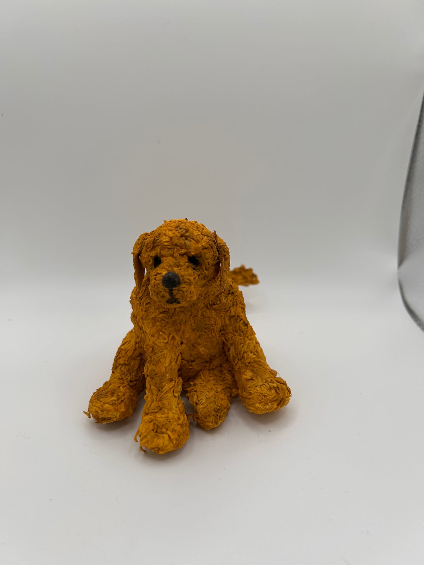 Dog Sculpture - Handcrafted  Dog - Original Art