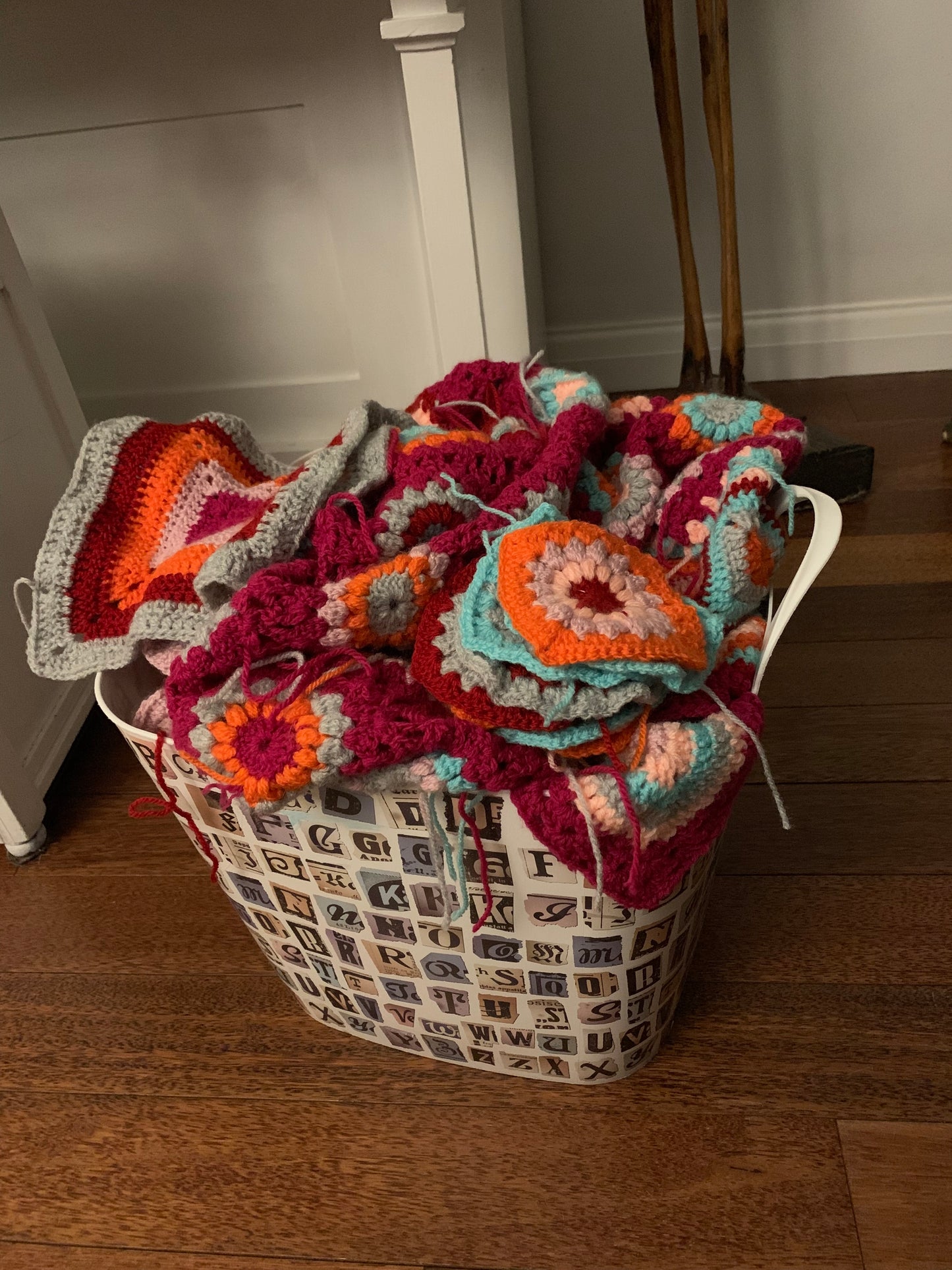 Granny Square Blanket Crochet Pattern - PDF Digital Download