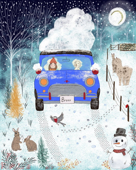 Portfolio Illustration "Snow Day"