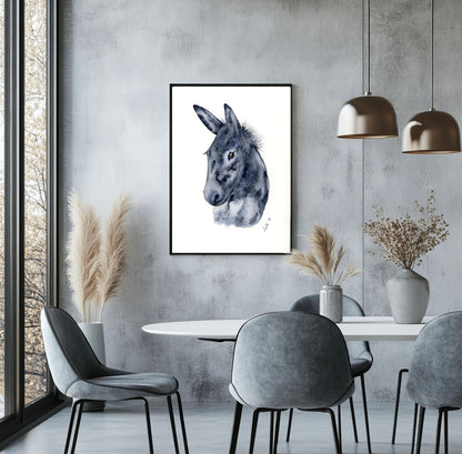 Donkey Giclee print Limited Edition