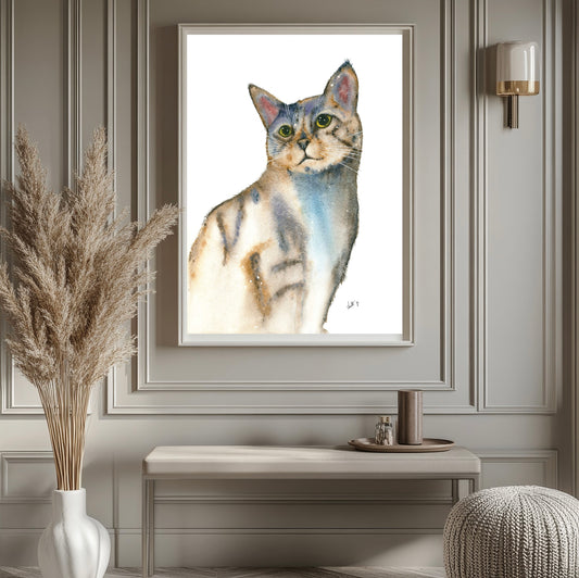 Soft Gaze in a painted Dream - Giclee print