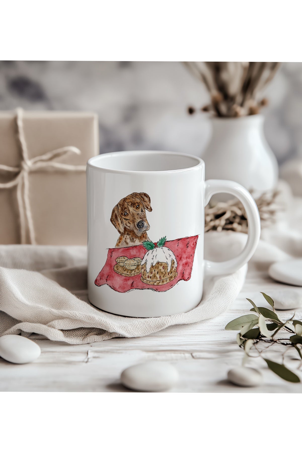 China Balmoral Mug Christmas Personalised Gift art 13oz