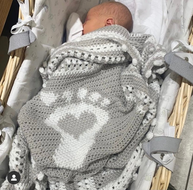 Baby Blanket Crochet Pattern - PDF Digital Download