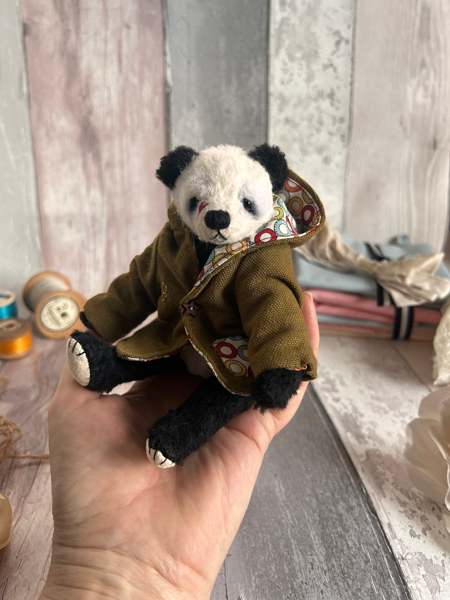 Dillon - Handmade Gold Mohair Artist Bear 30cm (Copy) (Copy)